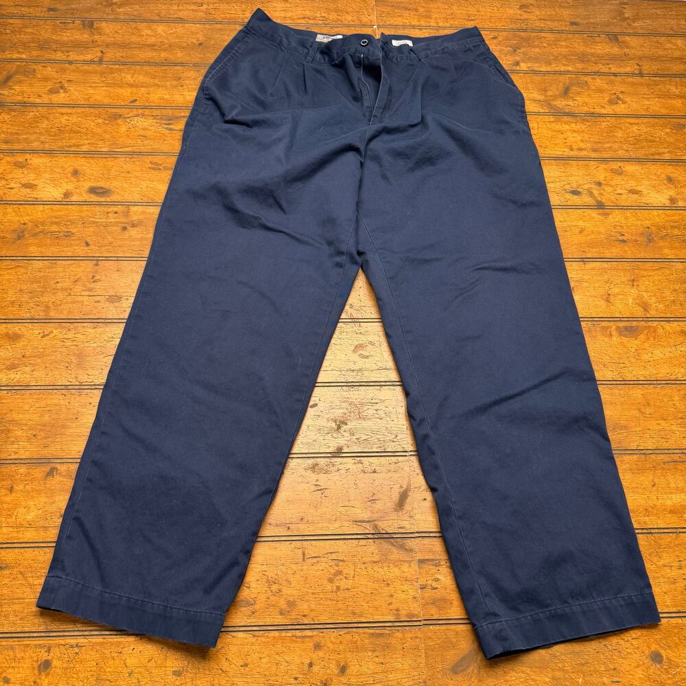 Callaway Golf‎ Sport Mens Navy Blue 100% Cotton Twill Trousers Pants 36x30